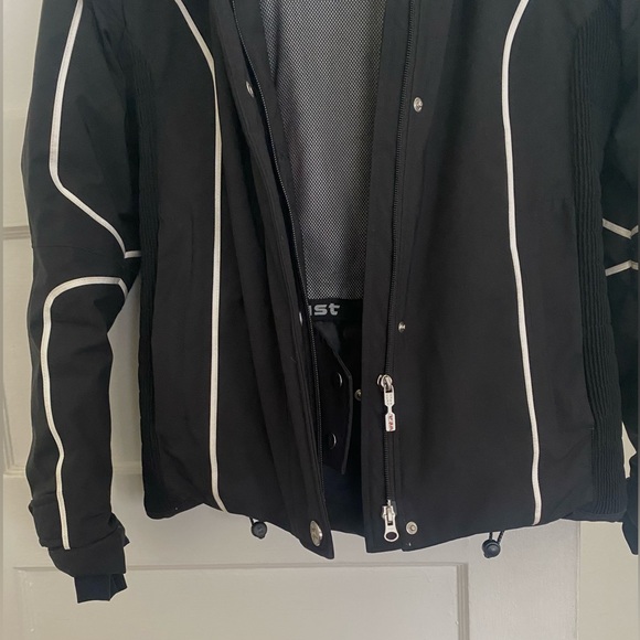 Vist Black Fitted Snow Ski Jacket Parka Primaloft Made in Italy Medium M Small S - Picture 6 of 9